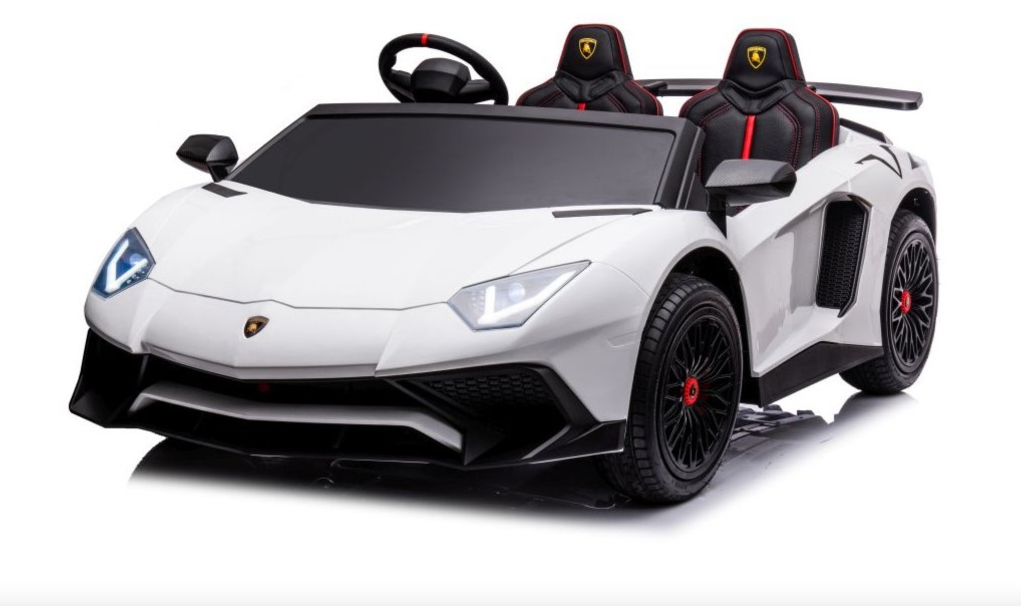 Avto na akumulator Lamborghini XXL 24V A8803 belo