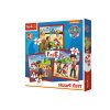 Puzzle 3 v 1 Happy dogs Paw patrol Trefl 34867