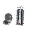 Set za vesoljsko misijo - raketa, astronavt, vesoljska ladja 5 delov