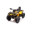 Dětská elektrická čtyřkolka Can Am Outlander ATV 4x200W žlutá10