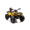 Dětská elektrická čtyřkolka Can Am Outlander ATV 4x200W žlutá07