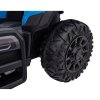 Dětský elektrický traktor BLAST s přívěsem 2x200W modrý26