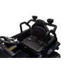 Električni avtomobilček OFFROAD črn 12V Visoka šasija, širok sedež, Vzmetene osi, 2,4 GHz Daljinski upravljalnik LED luči