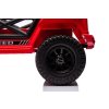Električni avtomobilček OFFROAD rdeč 12V Visoka šasija, širok sedež, Vzmetene osi, 2,4 GHz Daljinski upravljalnik LED luči