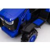 Otroški električni traktor s prikolico 12V 7Ah modre barve