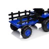 Otroški električni traktor s prikolico 12V 7Ah modre barve