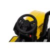 Otroški električni traktor s prikolico 12V 7Ah rumene barve