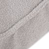 Podpultni puff PLUSH NEST 60x60 cm – siv kosmatinec4