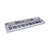 Dětský keyboard s mikrofonem nahráváním USB stříbrný MQ824USB02