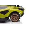 Dětské odrážedlo auto s vodící tyčí Lamborghini Sian zelené10