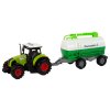 Elektrické autíčko traktor pro děti s návěsem cisternou - Farma