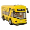 Mestni avtobus s trenjem pogon 1:18 rumen