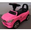 Otroški poganjalec avtomobilček J2 z zvočnimi učinki roza