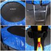 Trampolin R-Sport z varnostno mrežo in lestev 8FT 252 cm