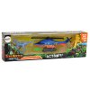 Dinopark komplet helikopter z dinosaurjem modra