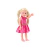 pol pl Lalka Rozowa Sukienka Kucyki Blond Wlosy Duza Laleczka 46cm 18174 2