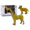 Figura odraslega volka 9 cm in volčjega mladiča 6,5 cm