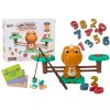 Poučna igra za štetje z enakokrako tehtnico Dinosavrji Matematika Karte