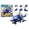 Igralni komplet policijski helikopter 6v1 modri 1000 delov