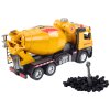 Rumeni tovornjak betonski mešalnik s frikcijskim pogonom z lučjo in zvokom