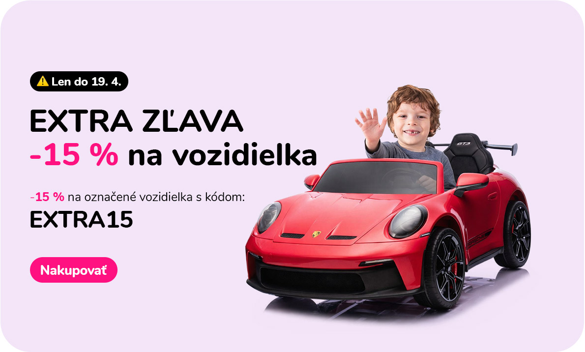 EXTRA ZĽAVA -15 % na vozidielka