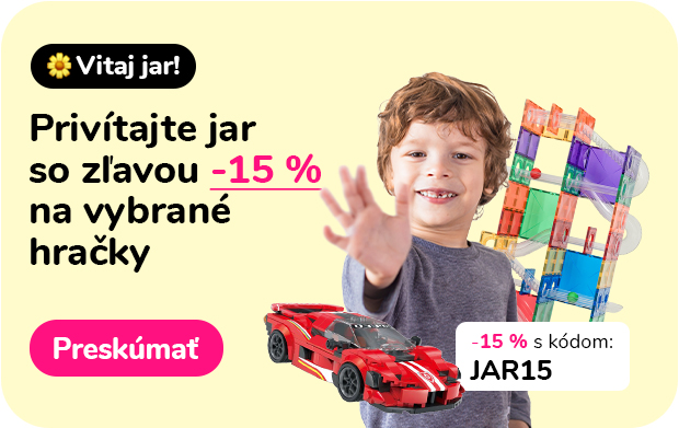 Privítajte jar so zľavou -15 % na vybrané hračky