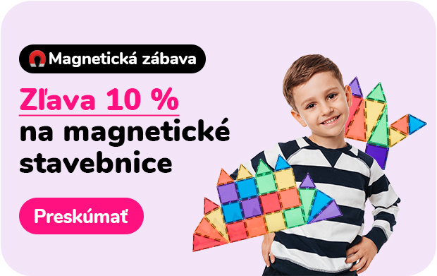 Zľava 10 % na magnetické stavebnice