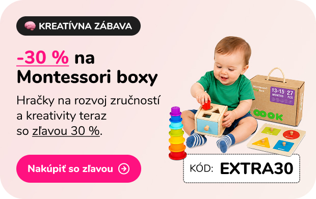 -30 % na Montessori boxy