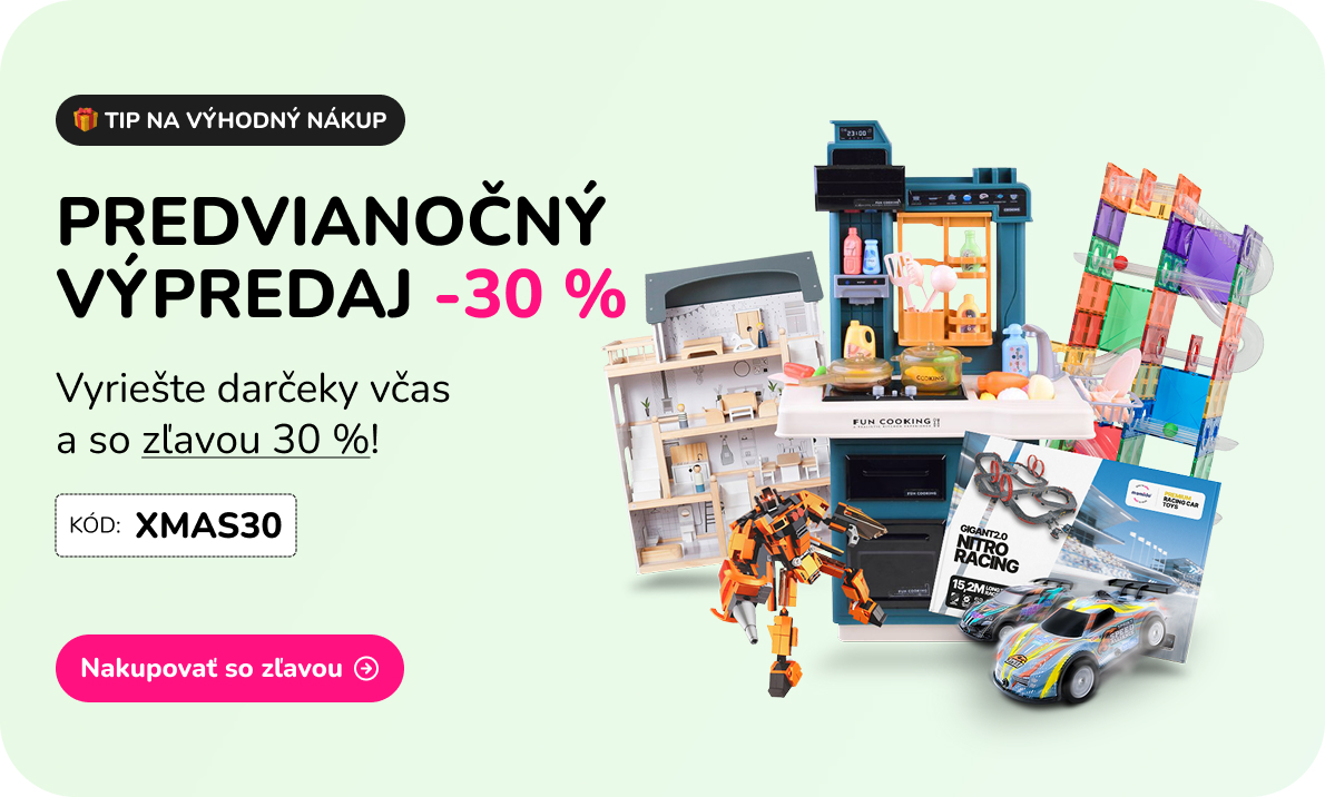 PREDVIANOČNÝ VÝPREDAJ -30 %