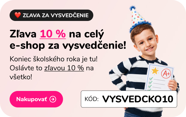 Koniec školského roka je tu! Oslávte to zľavou 10 % na všetko!