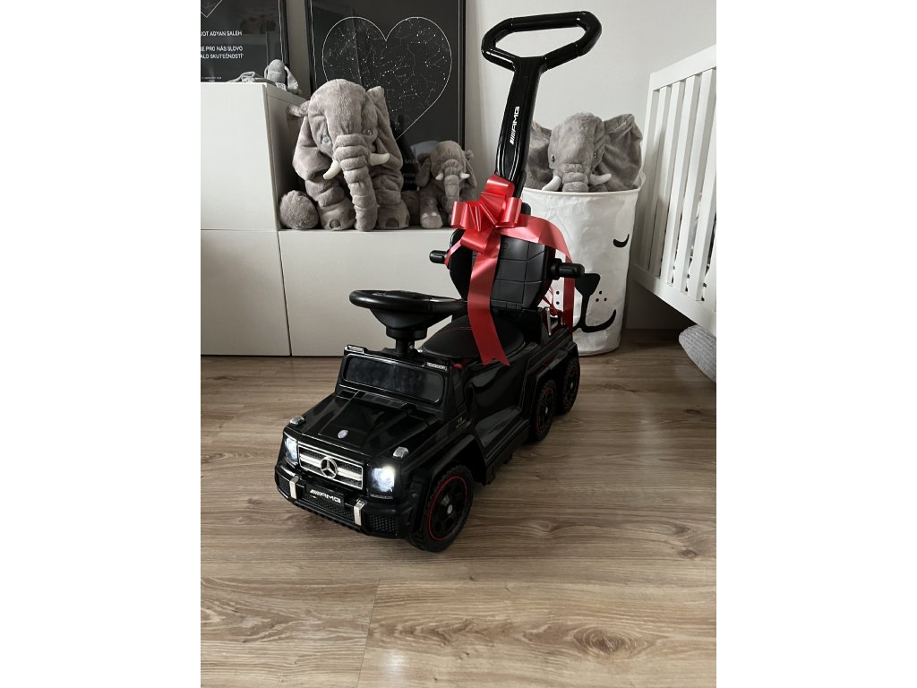 Mašľa na elektrické autíčko pre deti červená