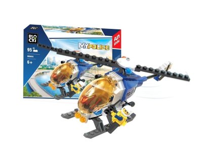pol pl Klocki Blocki MyPolice Helikopter Policyjny 95el KB0655 6500 1