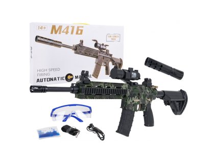 karabin m416 na kulki wodne akcesoria