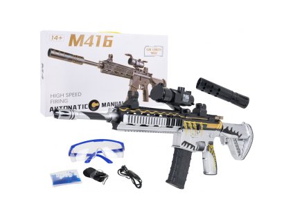 karabin m416 szary na kulki wodne akcesoria