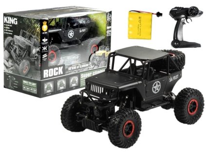 Auto na dálkové ovládání Jeep černé