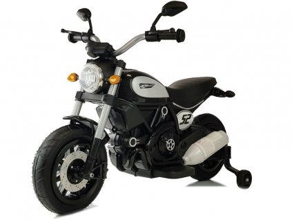 Dětská elektrická motorka QK307 černá (4)