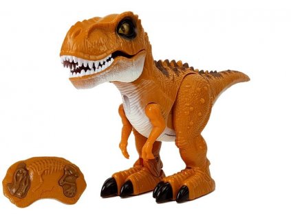 Dinosaurus na diaľkové ovládanie R / C hnedý
