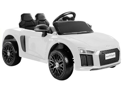 audi r8 spyder bílá 1