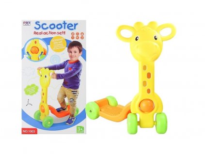 pol pl Wesola Hulajnoga zyrafa 4kola 2 kolory 60cmx50cm 1411 2