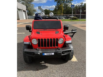 Mamido elektricke auticko Jeep Wrangler Rubicon 2020 4x4 cervene (1)