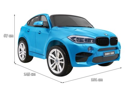 1704 elektricke auticko bmw x6 m 2 os xxl lakovane modre