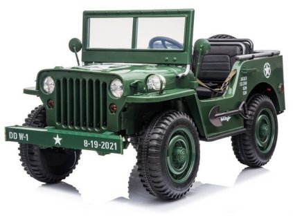 Vojenský jeep willys 4x4 pro děti (1)