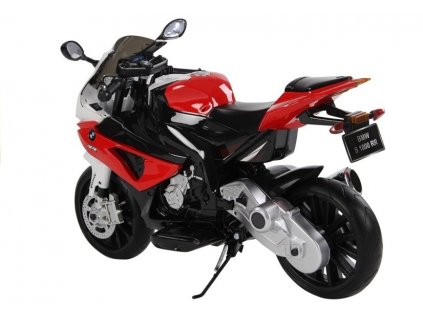 3441 1 detska vykonna elektricka motorka bmw s1000 cervena
