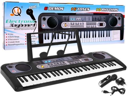 dětský keyboard černý (1)