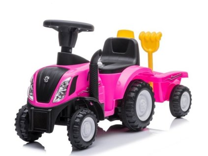 odrážedlo traktor růžové1