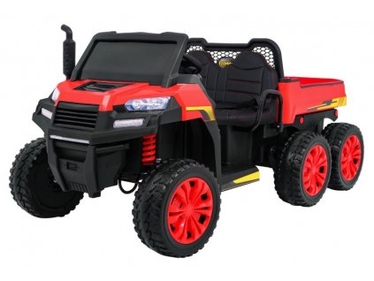 dětské elektrické auto buggy Farmer Truck červené (10)