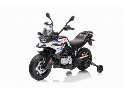 Dětská elektrická motorka BMW F850 GS bílá (4)