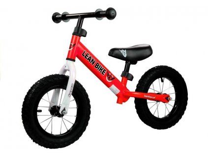 Detské odrážadlo Rocky nafukovacie kolesá červené