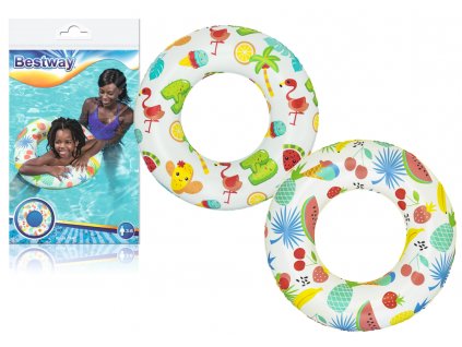 Nafukovací plavecký kruh pro děti 61cm léto1