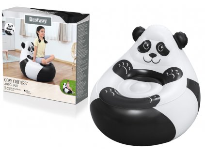 Nafukovací křeslo pro nejmenší panda 72x72x64 cm01